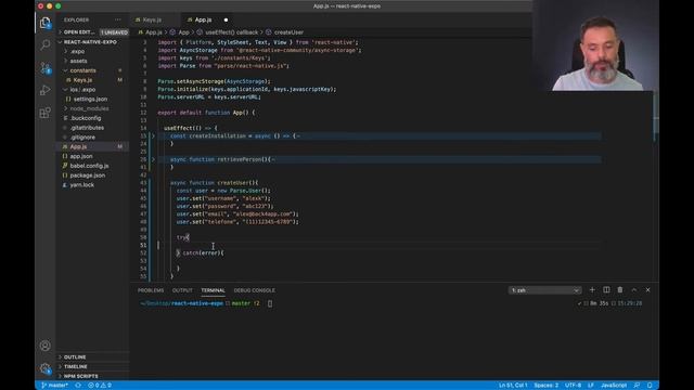 React Native & Parse - Criando usuários (Sign Up) смотреть онлайн