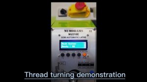 NUMOBAMS Lathest NU210-E Electrical Change Gear DIY Lathe Machine Auto Making Different Thread