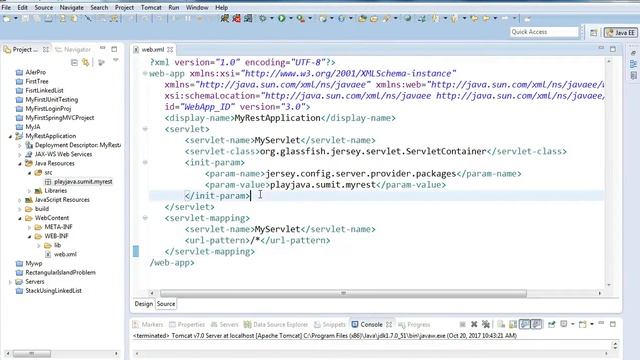 Restful Web Service Tutorial #2 : Hello World Example смотреть онлайн