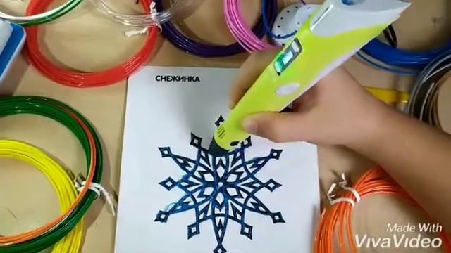 новогоднее украшение из 3d ручки смотреть онлайн