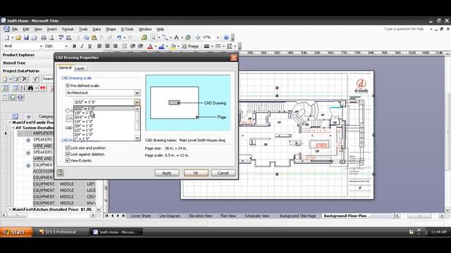 Creating a Visio Plan Drawing смотреть онлайн