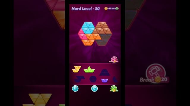 Block! Triangle Puzzle Tangram BASIC 5MANIA 80/80 Level 1 - 61 Complete Solution Answer Walkthrough смотреть онлайн