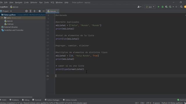 Aprendiendo básicos de Python | ⭕ Listas PARTE 1 ⭕ | Crear y acceder a listas en Python смотреть онлайн