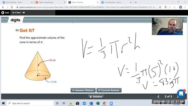 Volume Cones,Pyramids&Spheres смотреть онлайн