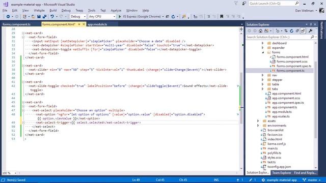 Angular Material | 12 | Using the Select Component | codingindian.com смотреть онлайн