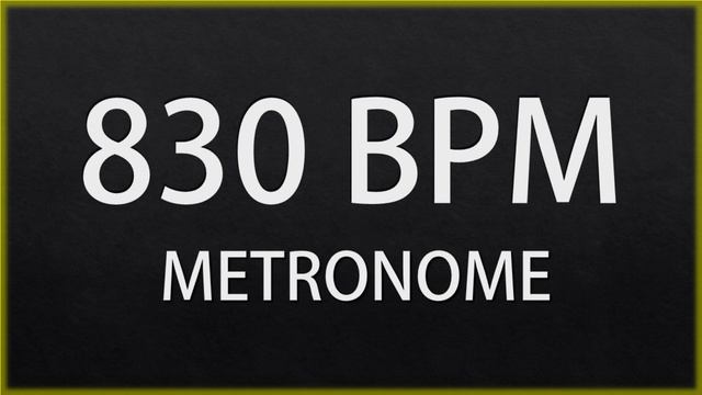 830 BPM - METRONOME смотреть онлайн