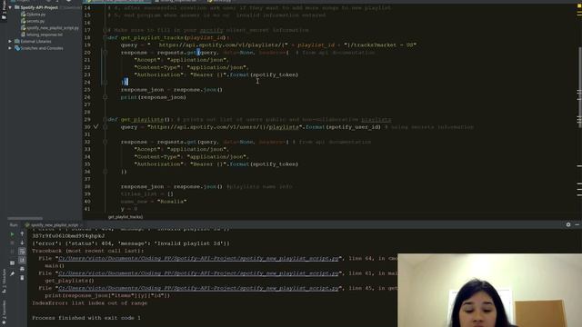 Spotify API #4: Accessing a Playlist's Tracks смотреть онлайн