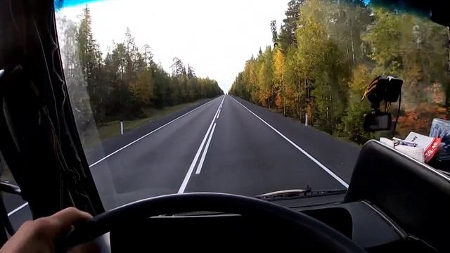 Дорога на Калевала, погрузка в сторону Москвы, смотрим красоты Карелии смотреть онлайн