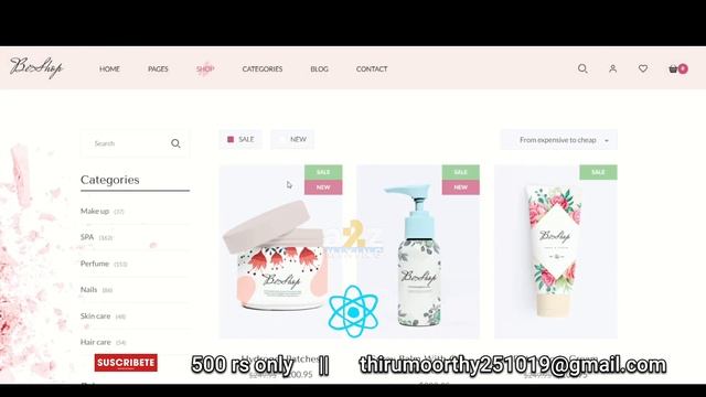Reactjs Ecommerce template || best react template #reactjs #templates #reacttutorial #education смотреть онлайн
