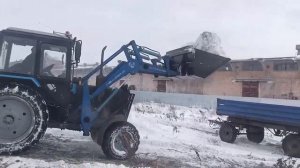 Погрузчик ПКУ-0,8 с ковшом 1,5 м3 шириной 2 метра