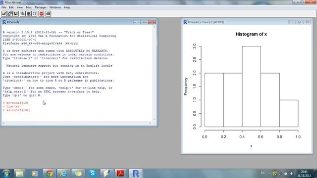 Simulating an Uniform Distribution in R смотреть онлайн