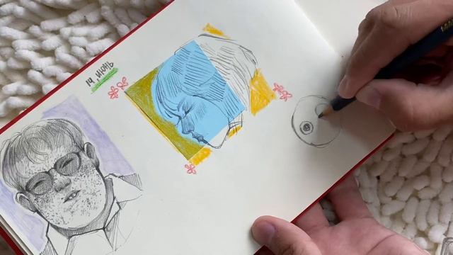 как украсить скетчбук ? обзор скетчбука ? скетчбук // как рисовать смотреть онлайн