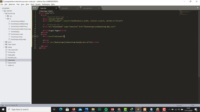 WEBSITE RESPONSIVE DENGAN BOOTSTRAP (LOGIN PAGE) смотреть онлайн