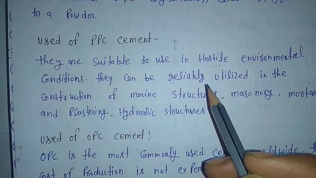 Portland Pozzolana Cement And Ordinary Portland Cement