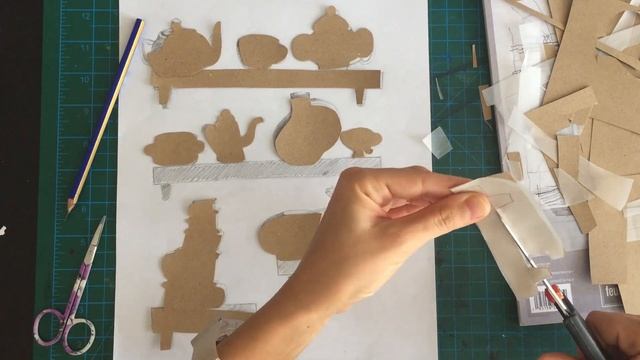 How to Transfer Your Drawing Using Tracing Paper for Collage смотреть онлайн