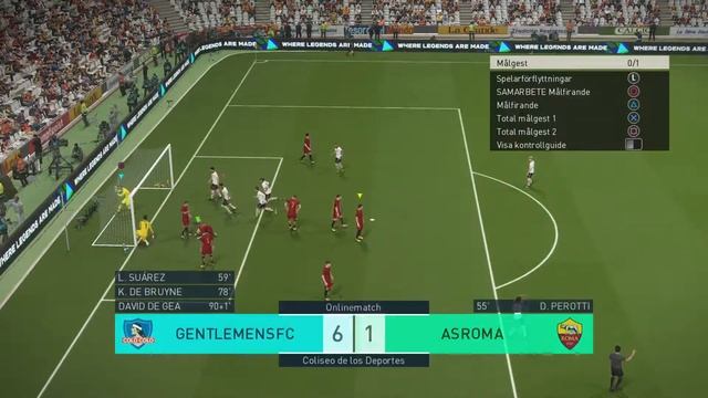 PRO EVOLUTION SOCCER 2018 Corner/set piece routine with goalkeeper scoring. смотреть онлайн