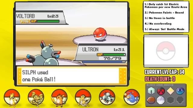 CAN I BEAT A POKÉMON SOULSILVER HARDCORE NUZLOCKE WITH ONLY ELECTRIC TYPES!? (Pokémon Challenge) смотреть онлайн
