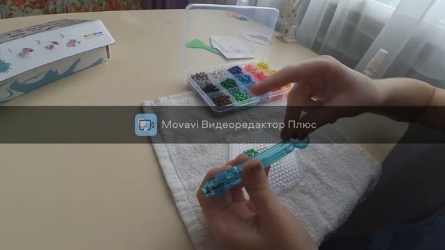 Аквамозаика. Делаем поделку - черепашка. смотреть онлайн
