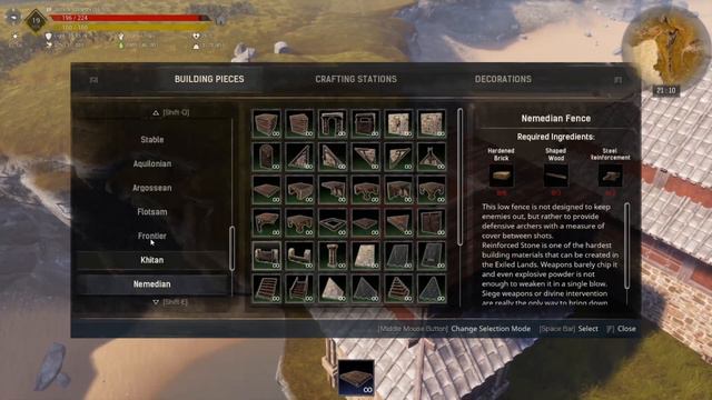 HOW TO BUILD A THE CROWN - KHITAN BORDER FORTIFICATION [SPEED BUILD] - CONAN EXILES смотреть онлайн