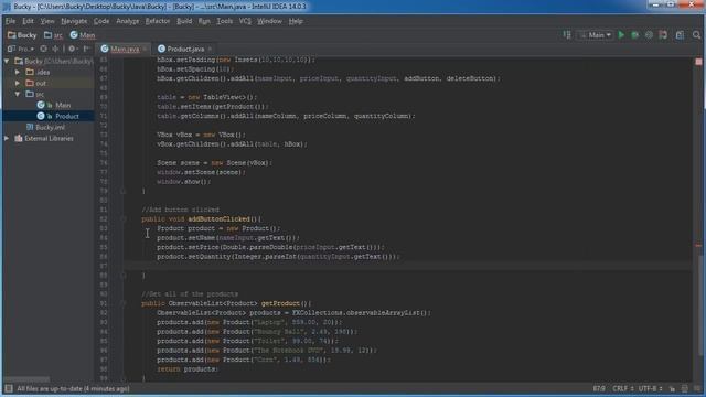 JavaFX Java GUI Tutorial - 20 - Adding and Deleting TableView Rows смотреть онлайн