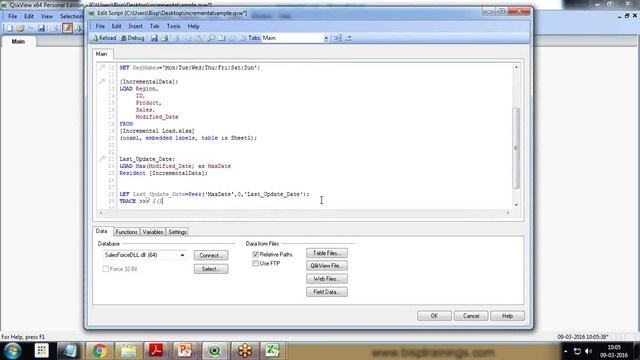 Incremental Load in Qlikview смотреть онлайн
