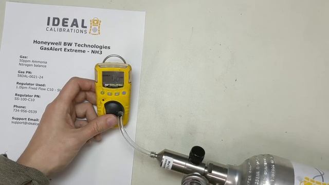 Honeywell BW GasAlert Extreme - Ammonia (NH3) Calibration and Bump Test Guide смотреть онлайн