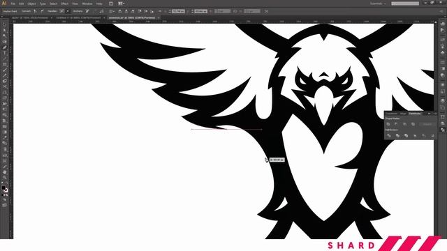 Adobe Illustrator | Mascot / Sports Logo | EAGLE | Shard смотреть онлайн