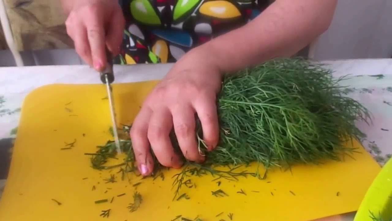 Заготовка на Зиму Свежей Зелени Укропа - Самый Быстрый и Простой Способ. смотреть онлайн