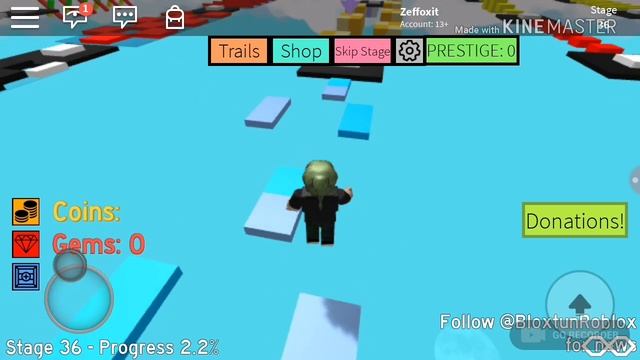 Мега паркур в ROBLOX смотреть онлайн