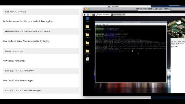 How to create Virtual Environment on Raspberry Pi смотреть онлайн