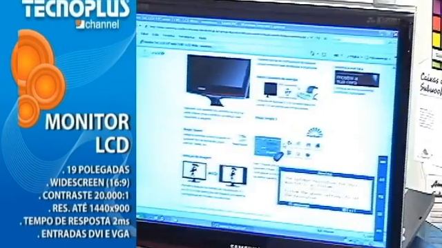 TECNOPLUS CHANNEL - MONITOR SAMSUNG LCD 19 T190 ROSE BLACK VERMELHO смотреть онлайн