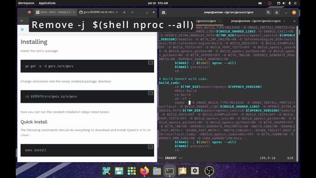 Learn How to Get GoCV 0.32 (Golang + OpenCV) Running on Ubuntu 22.04 with Cuda Support! смотреть онлайн