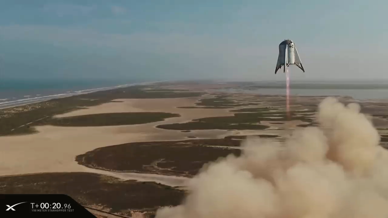 SpaceX успешно испытала прототип марсианского корабля смотреть онлайн