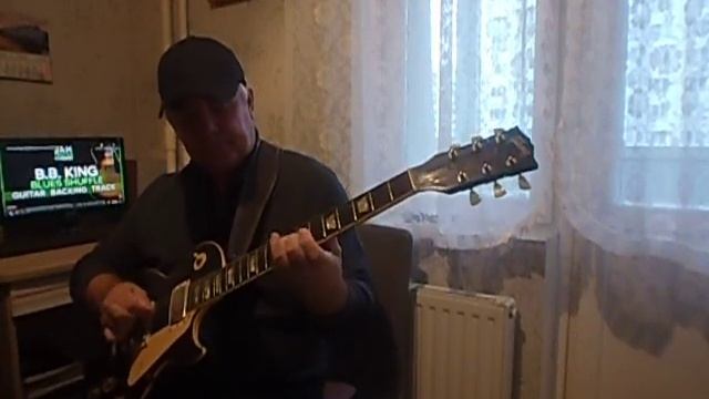 Blues shuffle guitar track - Blues guitar смотреть онлайн