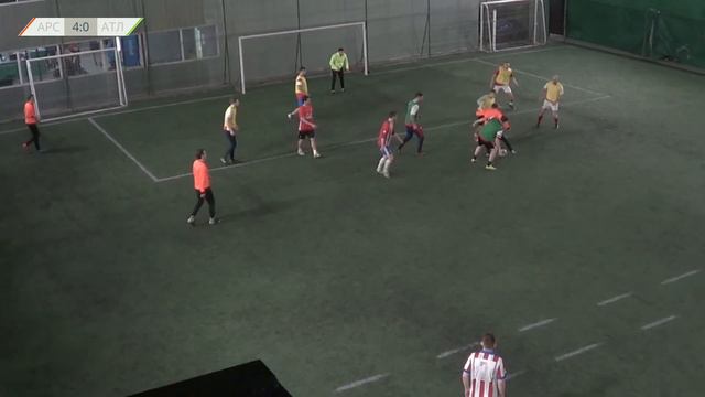 Евролига AFL-Молния 2017/18. 1/4 финала. Ответный матч. Арсенал Supporters Club - Атлетико Мадрид смотреть онлайн
