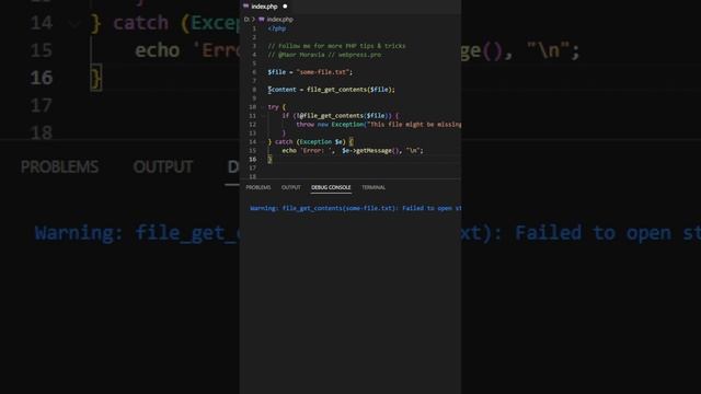 PHP Tips & Tricks | Smart Error Handling: Using Try-Catch смотреть онлайн