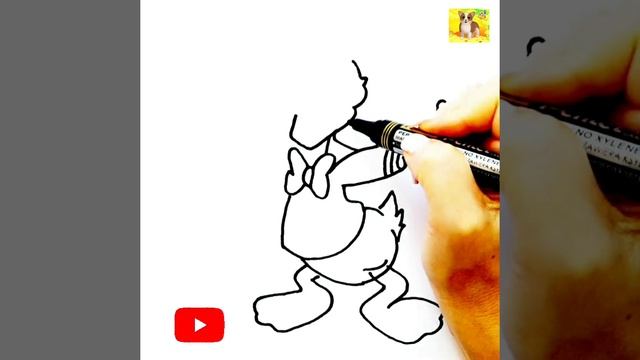 Как нарисовать ДОНАЛЬД ДАК/Рисунок ДОНАЛЬД ДАК#дети # смотреть онлайн