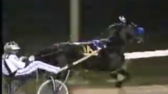 1990 Pompano Park MISS EASY Breeders Crown 2YO Filly Pace John Campbell смотреть онлайн