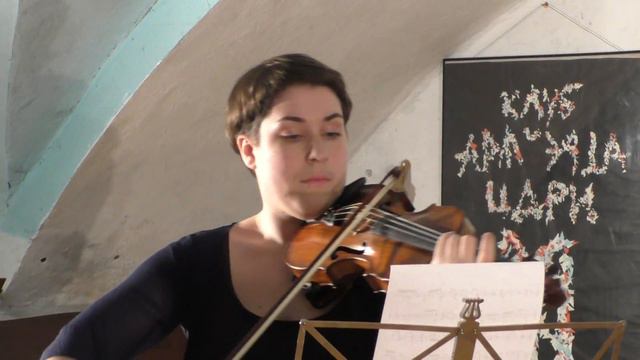 Софья Власова - И.С. Бах. Сарабанда @ Арт'Эрия 09.02.2018 смотреть онлайн