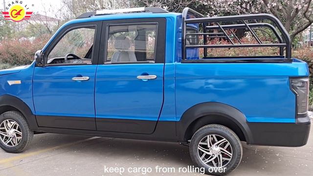 #Changli New Electric #pickuptruck   4x4  Electric Utility Vehicle With Cargo Box Pickup Truck