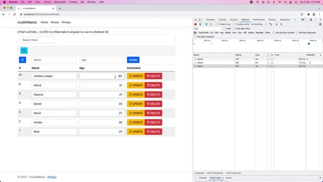 Single Page Application(SPA)(CRUD) - asp.net C# .net Core 5 смотреть онлайн