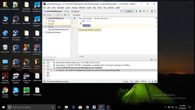 Kotlin Tutorial - Chapter (7): Kotlin Keywords смотреть онлайн