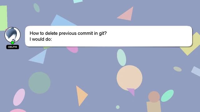 How to delete previous commit in git? смотреть онлайн