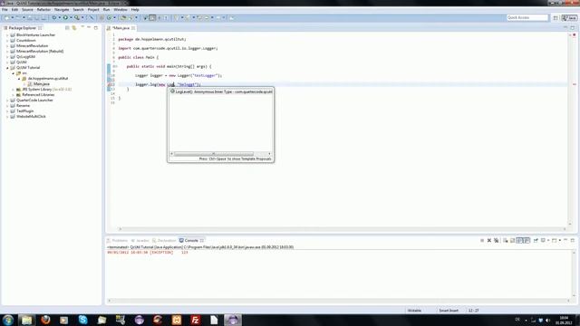 Java QcUtil Tutorial - Der Logger - Teil 1 - Grundlagen und Log-Levels смотреть онлайн