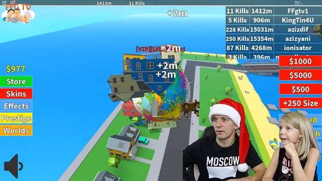 РАЗВАЛИЛИ Весь ГОРОД или СИМУЛЯТОР ГИГАНТСКОГО Камня в Roblox! Что Здесь Происходит? От FFGTV смотреть онлайн