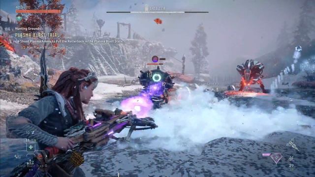 Horizon Forbidden West PS5 Hunting Grounds: Sheerside Mountains | Plasma Blast Trial (4K60fps) (HDR смотреть онлайн