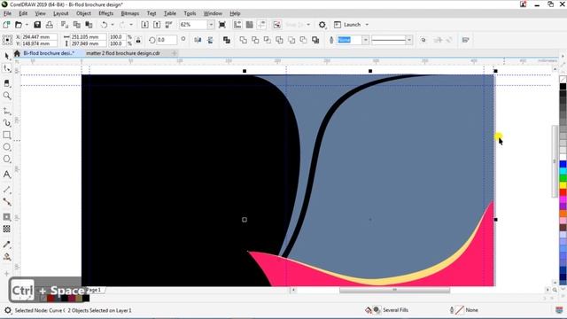 How to make brochure design in coreldraw x9 tutorial | Professional Design a Spa Brochure смотреть онлайн