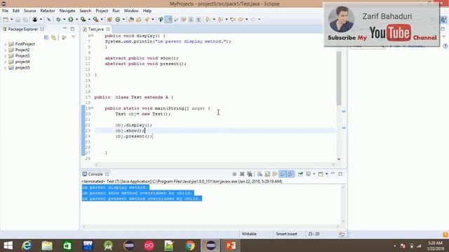 java oop in pashto #65: Abstract classes-2 смотреть онлайн