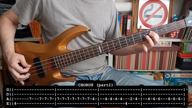 JUDAS PRIEST - (Take these) chains ⛓️ (BASS cover with TABS) [lyrics + PDF] смотреть онлайн