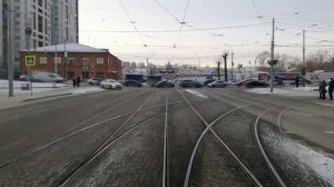 Полет по 1 трамвайному маршруту, Екатеринбург